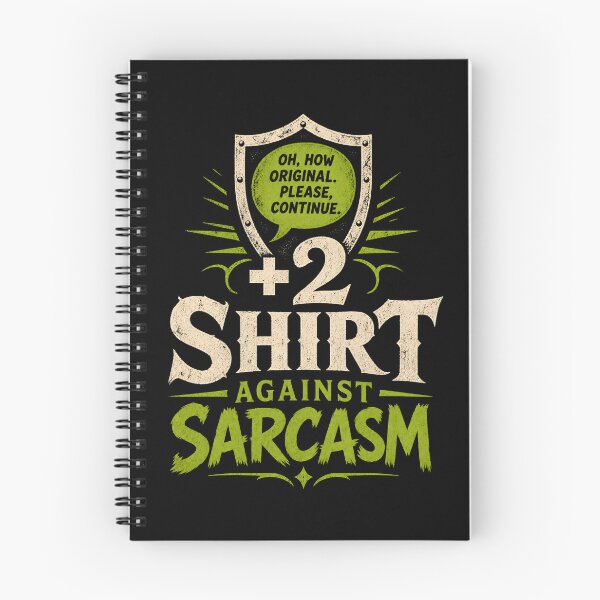 Item preview, Plus Two Shirt Against Sarcasm Funny Fantasy Shield Graphic designed and sold by Fenay Designs.