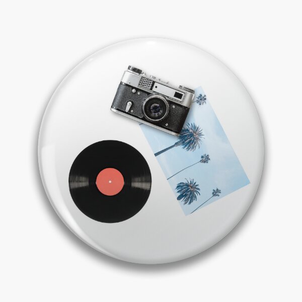 Item preview, Vintage Camera and Vinyl Record Blue Aesthetic designed and sold by Theselinara.