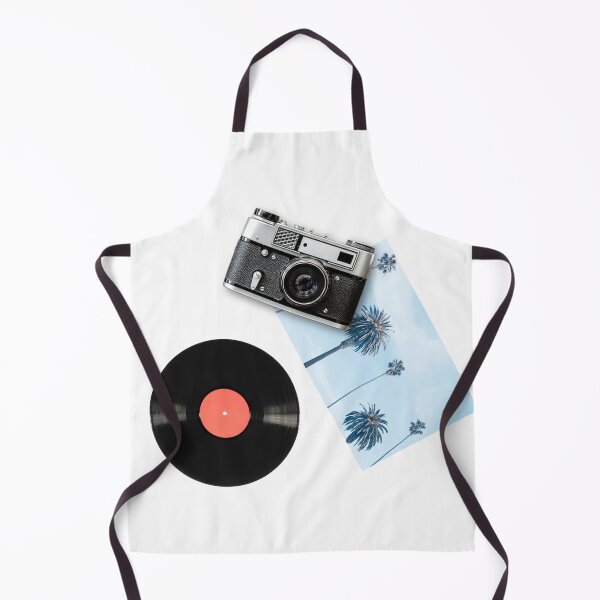 Item preview, Vintage Camera and Vinyl Record Blue Aesthetic designed and sold by Theselinara.