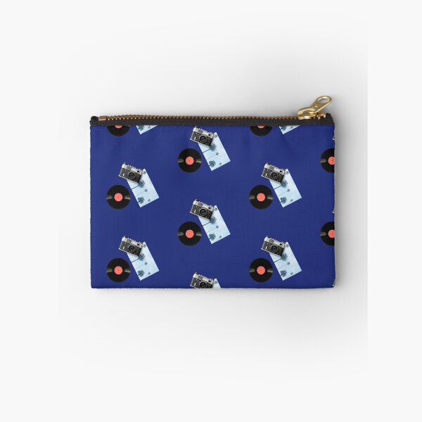 Item preview, Vintage Camera and Vinyl Record Blue Aesthetic designed and sold by Theselinara.