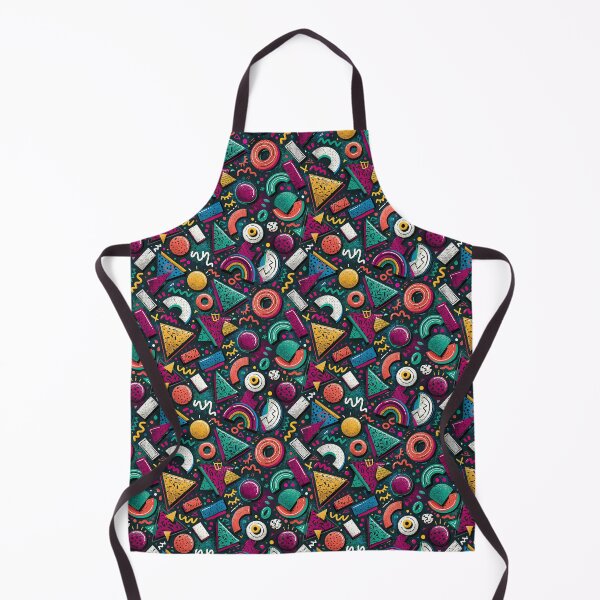 Item preview, Vibrant Memphis Style Geometric Collage Pattern designed and sold by igraphixart.
