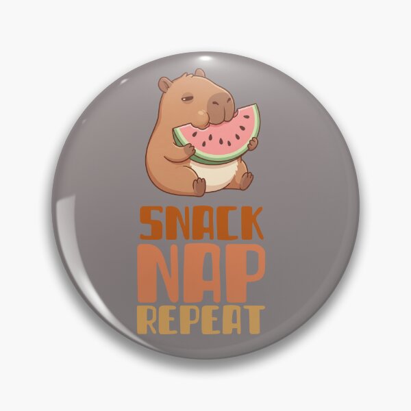 Item preview, Capybara Snack then Nap designed and sold by GlitchedTees.