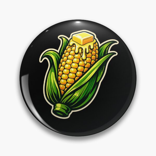 Item preview, Pop Art Corn — Melting Butter Vintage Sticker designed and sold by Timeless Junction.