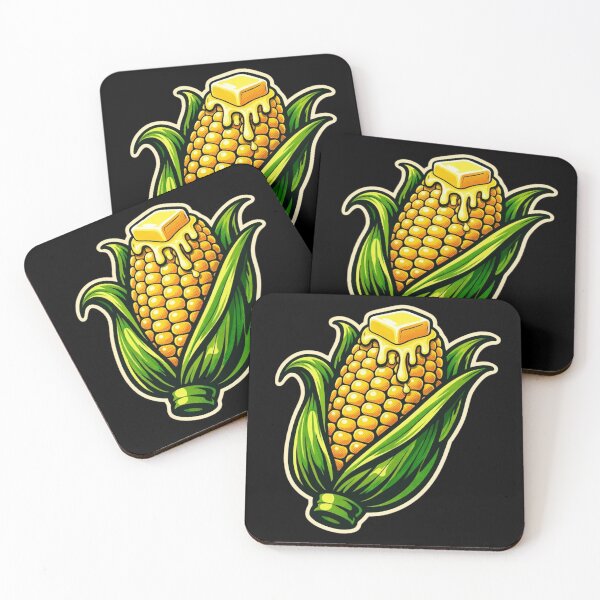 Item preview, Pop Art Corn — Melting Butter Vintage Sticker designed and sold by Timeless Junction.