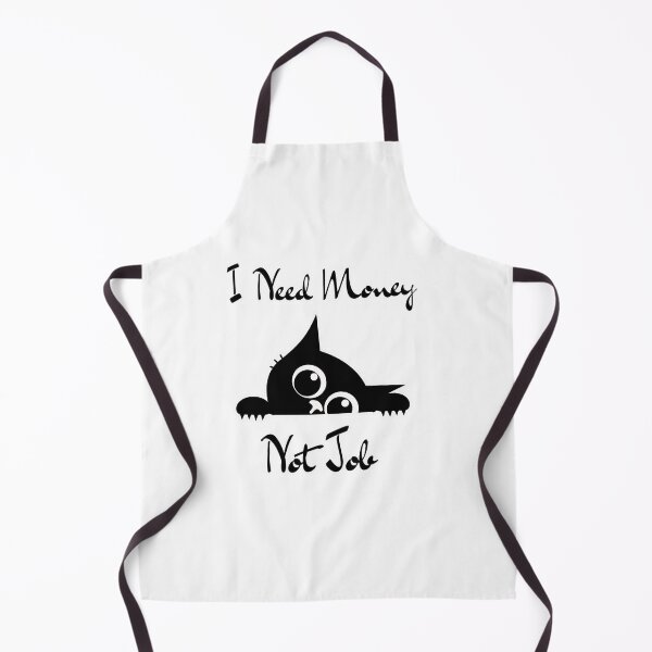 Item preview, I Need Money Not Job Funny Cat designed and sold by SoftAuraStudi0.