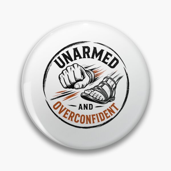 Item preview, Unarmed And Overconfident Funny Fantasy Monk Class Design designed and sold by Fenay Designs.