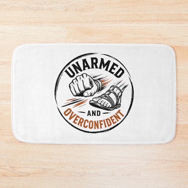 Item preview, Unarmed And Overconfident Funny Fantasy Monk Class Design designed and sold by Fenay Designs.