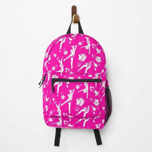 Item preview, Female Figure Skaters Retro Pop Collection in Hot Pink designed and sold by Purposely Designed.