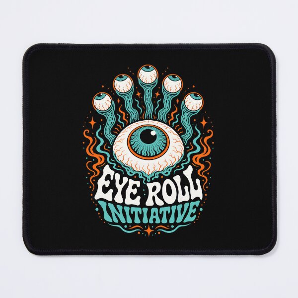 Item preview, Eye Roll Initiative Retro Psychedelic Monster Design designed and sold by Fenay Designs.