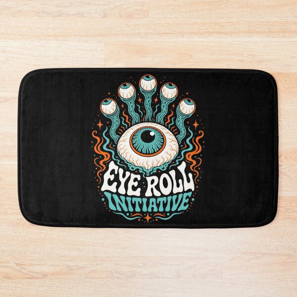 Item preview, Eye Roll Initiative Retro Psychedelic Monster Design designed and sold by Fenay Designs.