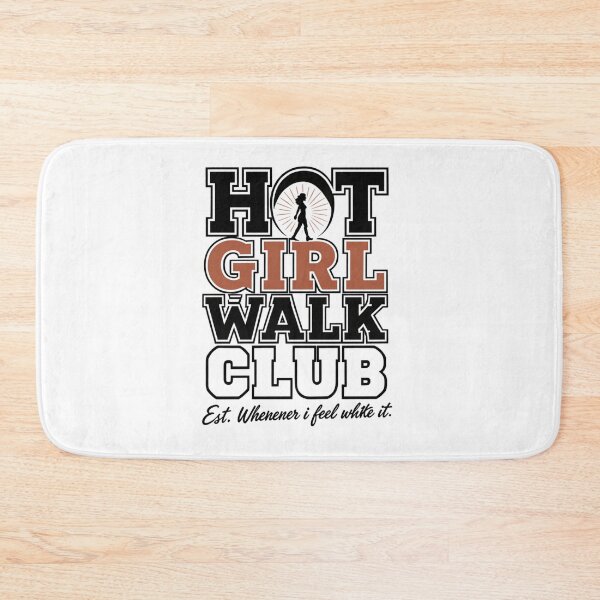 Item preview, Hot Girl Walk Club Typography Quote Design designed and sold by DariaOltes.