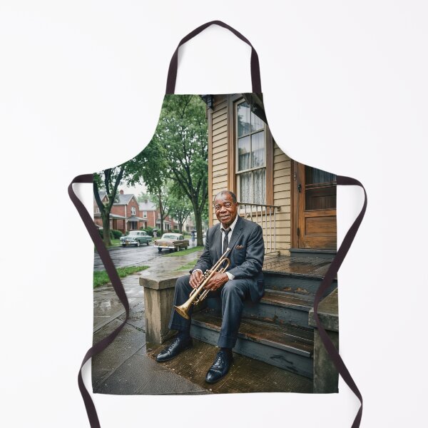 Item preview, Louis Armstrong Jazz Icon Portrait designed and sold by Home Decor Art.