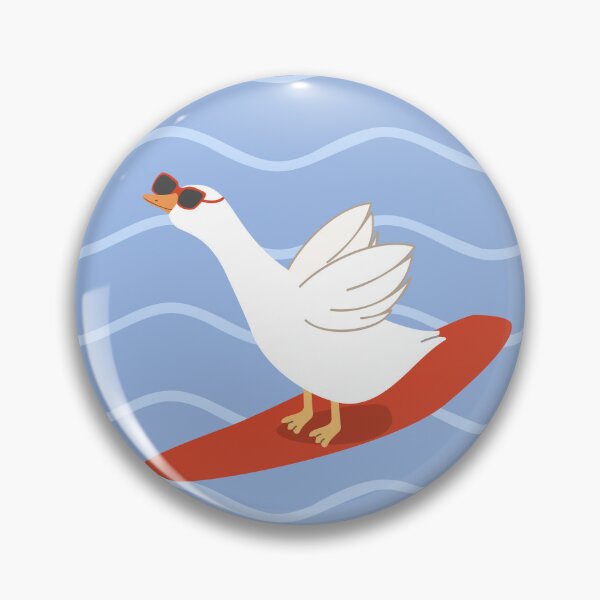 Item preview, A goose surfing  designed and sold by SaturnO27.