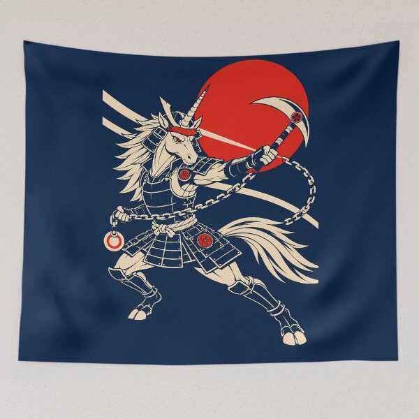 Item preview, Samurai Unicorn designed and sold by KungPowUnicorn.