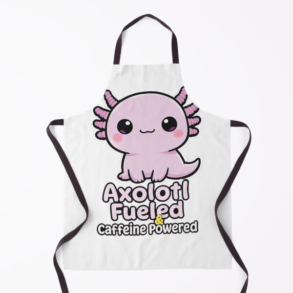 Item preview, Axolotl Fueled Caffeine Powered Funny Shirt designed and sold by Arties4Bread⭐⭐⭐⭐⭐.