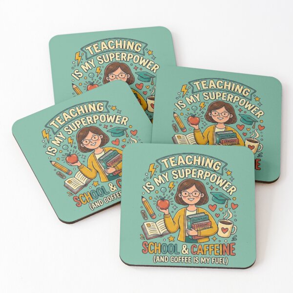 Item preview, School & Caffeine: Funny Teacher Appreciation Graphic designed and sold by TheDailyCross1.