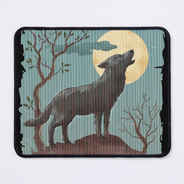 Item preview, Moonlit Wolf Silhouette designed and sold by Inky-Vibe.