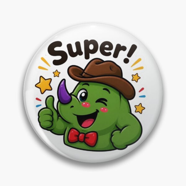 Item preview, Super Triceracorn Thumbs Up Cute Cowboy Dinosaur  designed and sold by ZazuCo.