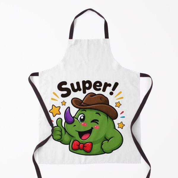 Item preview, Super Triceracorn Thumbs Up Cute Cowboy Dinosaur designed and sold by ZazuCo.