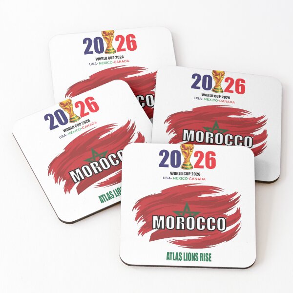 Item preview, Morocco World Cup 2026 Football Fan T-Shirt Design designed and sold by sportupstore.