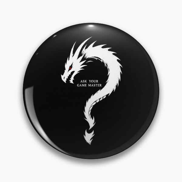 Item preview, Ask Your Game Master Dragon Question Mark Design designed and sold by Fenay Designs.