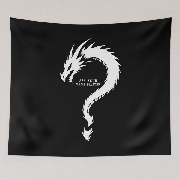 Item preview, Ask Your Game Master Dragon Question Mark Design designed and sold by Fenay Designs.
