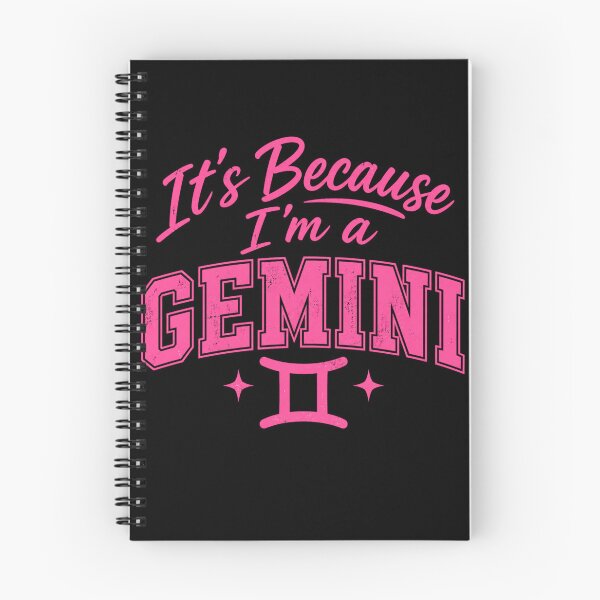 Item preview, Its Because Im A Gemini Funny Zodiac Sign Pink Gemini T Shirt designed and sold by Zbixu.