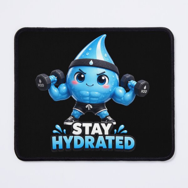 Item preview, Stay Hydrated — Strong Water Droplet Fitness Sticker designed and sold by Timeless Junction.