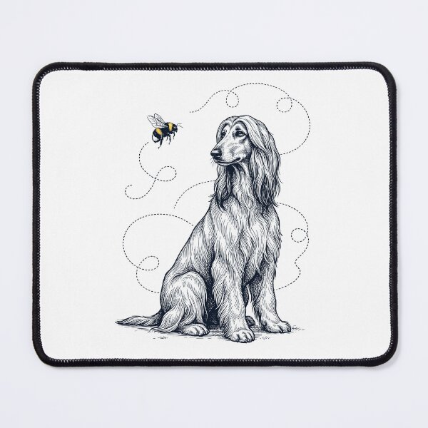 Item preview, Afghan Hound Bumble Bee Honeybee Dog Lover designed and sold by Kimberley King Art King Art.