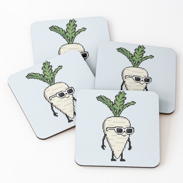 Item preview, Parsnip white Pixel designed and sold by White Rim Mates.