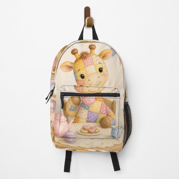 Item preview, Patchwork Giraffe Tea Party designed and sold by Shelley Loewnau-Jones Studio.