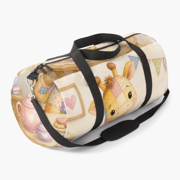 Item preview, Patchwork Giraffe Tea Party designed and sold by Shelley Loewnau-Jones Studio.