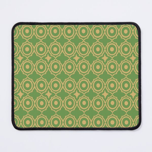 Item preview, Moss Green and Gold Moroccan Geometric Lattice Pattern designed and sold by Art-PraveenRai.