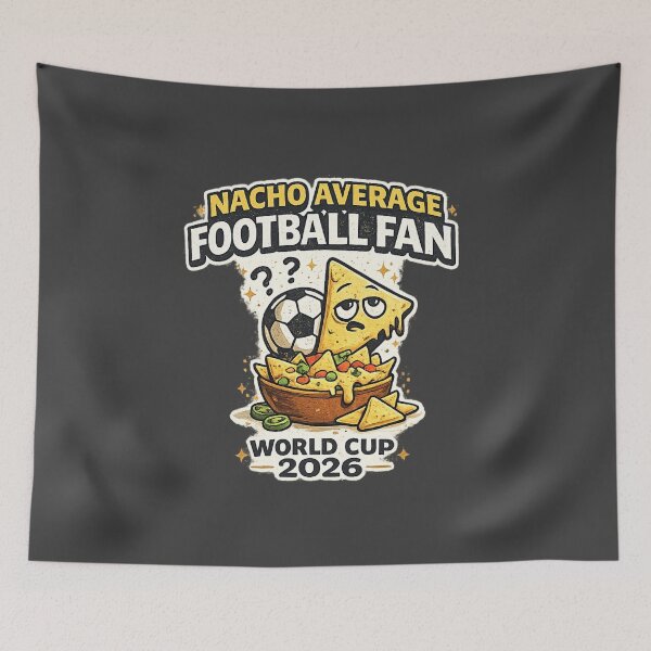 Item preview, Nacho Average Football Fan – Funny World Cup 2026 Soccer T-Shirt designed and sold by ArthUpscale.
