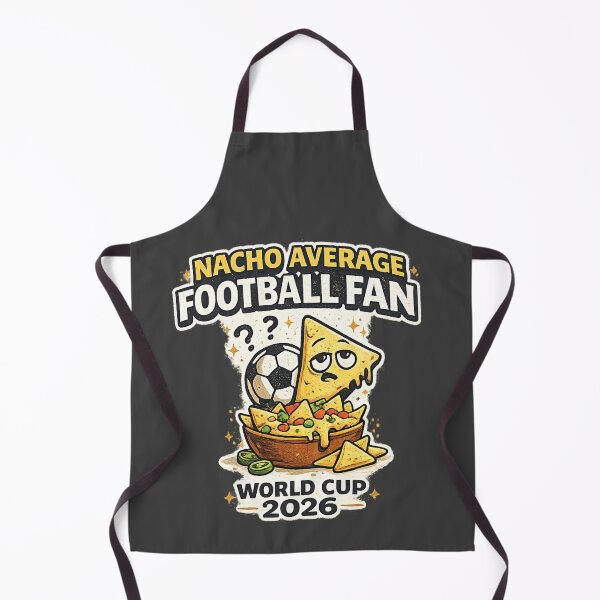 Item preview, Nacho Average Football Fan – Funny World Cup 2026 Soccer T-Shirt designed and sold by ArthUpscale.