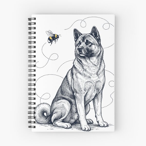 Item preview, Amante de los perros Akita Bumble Bee Honeybee designed and sold by Kimberley King Art  King Art.