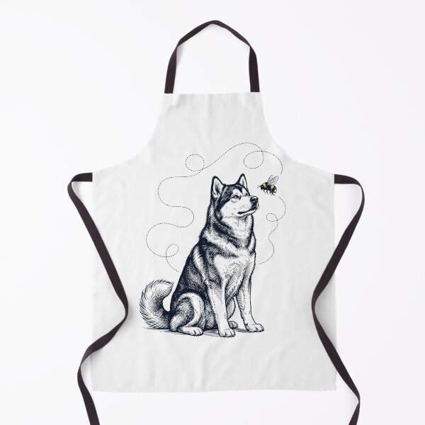 Item preview, Alaskan Malamute Bumble Bee Honeybee Dog Lover designed and sold by Kimberley King Art King Art.
