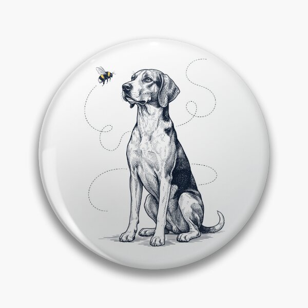 Item preview, American Foxhound Bumble Bee Honeybee Dog Lover designed and sold by Kimberley King Art  King Art.