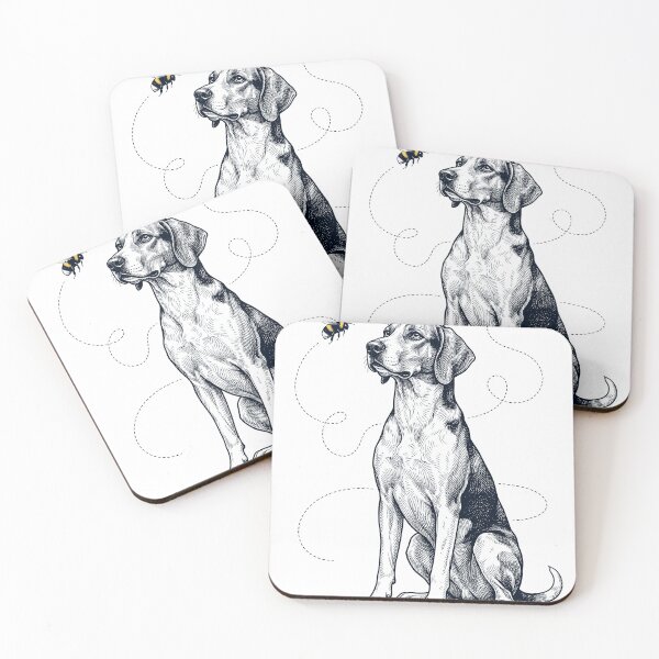 Item preview, American Foxhound Bumble Bee Honeybee Dog Lover designed and sold by Kimberley King Art  King Art.