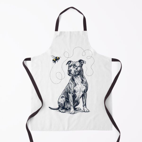 Item preview, American Pit Bull Terrier Bumble Bee Honeybee Dog Lover designed and sold by Kimberley King Art King Art.