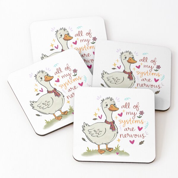 Item preview, All of my systems are nervous funny goose designed and sold by Ink & Kind Studio.