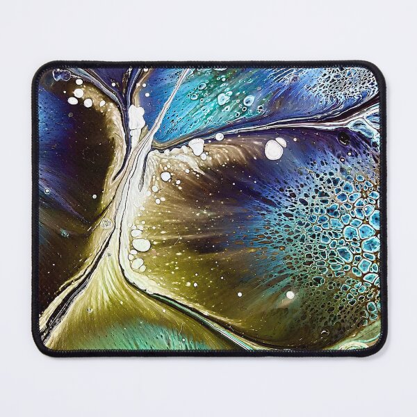 Item preview, Turquoise Blue Green Fluid Abstract designed and sold by SacredTemple888.