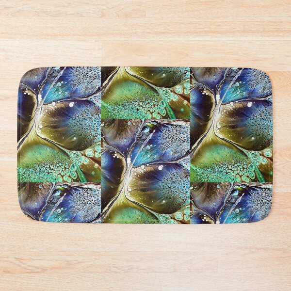 Item preview, Turquoise Blue Green Fluid Abstract designed and sold by SacredTemple888.