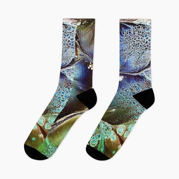 Item preview, Turquoise Blue Green Fluid Abstract designed and sold by SacredTemple888.