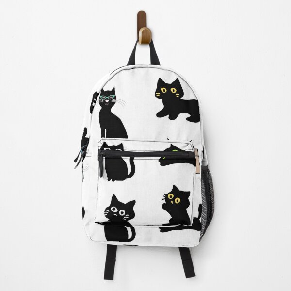 Item preview, Cute Black Cat Pattern Aesthetic Graphics designed and sold by SoftAuraStudi0.