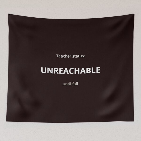 Item preview, Tytuł: Teacher Status Unreachable Until Fall Shirt - Funny Teacher Gift End of School Year designed and sold by DesignVaultLab.