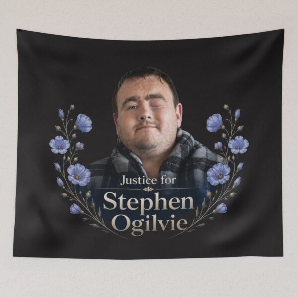Item preview, Justice for Stephen Ogilvie designed and sold by Kirrindy Designs.