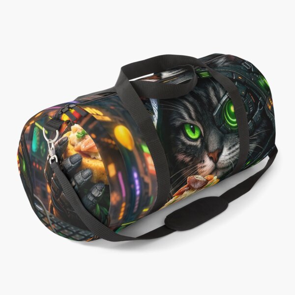 Item preview, Cyberpunk Murcia Cat – Neon Hacker Snack designed and sold by Neo Tokio.