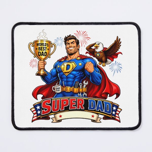 Item preview, Super Dad Father's Day Superhero Comic Gift designed and sold by Zara Art House.