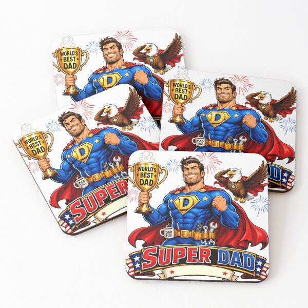 Item preview, Super Dad Father's Day Superhero Comic Gift designed and sold by Zara Art House.
